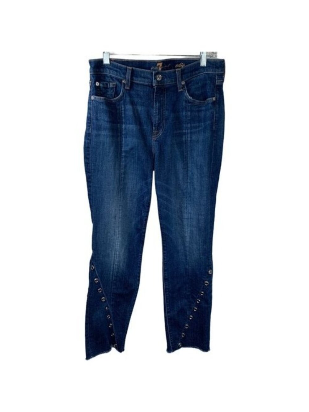 7 For All Mankind Dojo Jeans 30 Bootcut Flare Stretch Denim USA